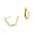 Creole 585 Gelbgold rechteckig mit Scharnier