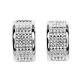 Creole Dots Silber 925 15 x 8 mm