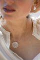 Anhänger Dots Milchstrasse Silber rund 27 mm