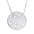 Anhänger Dots Milchstrasse Silber rund 27 mm