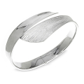 Armspange Strandcores contrast Silber hell