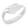 Armspange Strandcores contrast Silber hell