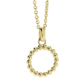 Anhänger 585 Gelbgold  swiss blue Topas 3,5 mm fac 
