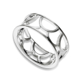 Ring Luft Silber hell 8 mm