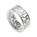 Ring Feuer Silber