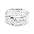 Ring Silber Aetrena Breite 8 mm