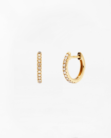 FABNORA Ohrring Zirkonia Hoops
