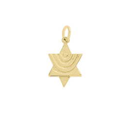 Anhänger Gelbgold 585 Davidstern