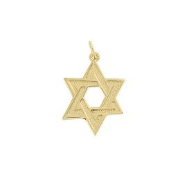 Anhänger Gelbgold 585 Davidstern