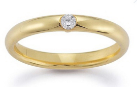 Trauring Brilliant 0,07 ct H/SI