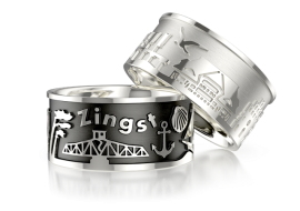 Stadtring Zingst Silber-hell