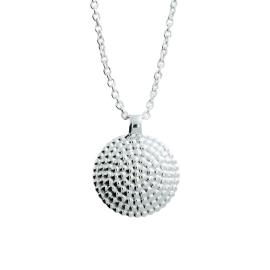 Anhänger Dots Mini 13mm silber-hell