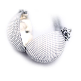 Anhänger Dots Wunschkugel 20 mm si hell