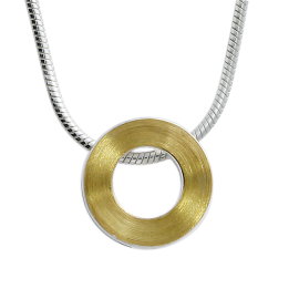 Anhänger Silber mit Feingold