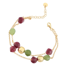 Armband Olympia 925 Silber-goldplattiert