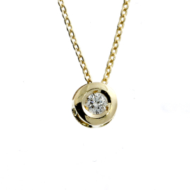 Anhänger mit Kette 585 Gelbgold