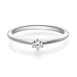 Ring Platin 950 Solitaire mit 6-Krappenfassung