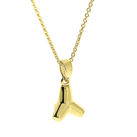 Anhänger Sylt Tetrapode 925 Silber gold-plattiert
