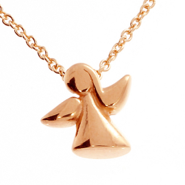 Anhänger Schutzengel Mini 585 Roségold 10 mm