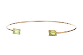 Armreif Silber /goldplattiert