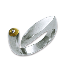 Ring si/go Dia 0,02 ct
