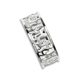 Ring Feuer Silber