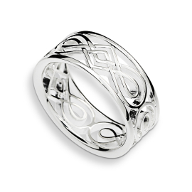 Ring Silber Aetrena Breite 8 mm