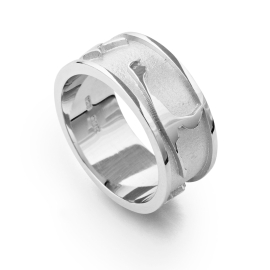 Ring Sylt Silhuette Silber hell 8 mm
