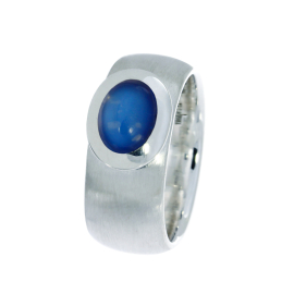 Ring si Mondstein oval 8 x 6 mm