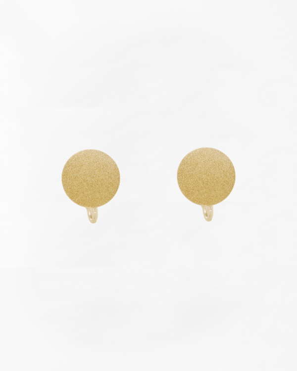 FABNORA Ohrring Satin Studs  925 Silver goldplated