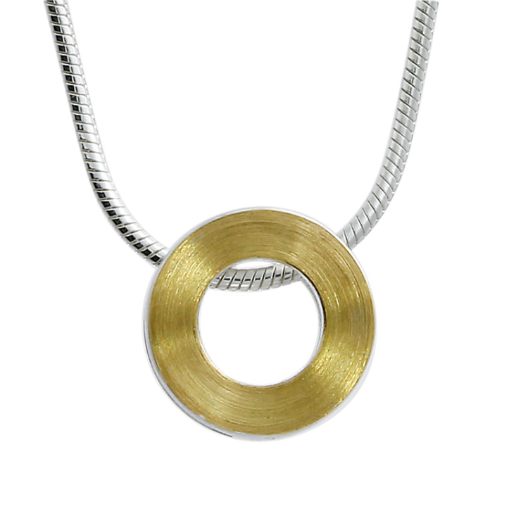 Anhänger Silber mit Feingold