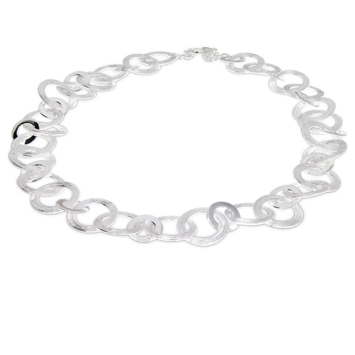 Collier Strandcores Silber hell