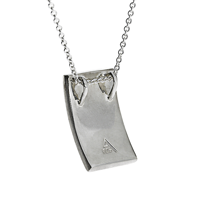 Anhänger Dots Silber 925 oxidiert 20 x 12 mm