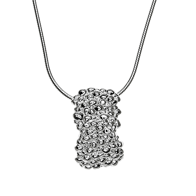 Anhänger Dots Silber 925 20 x 12 mm