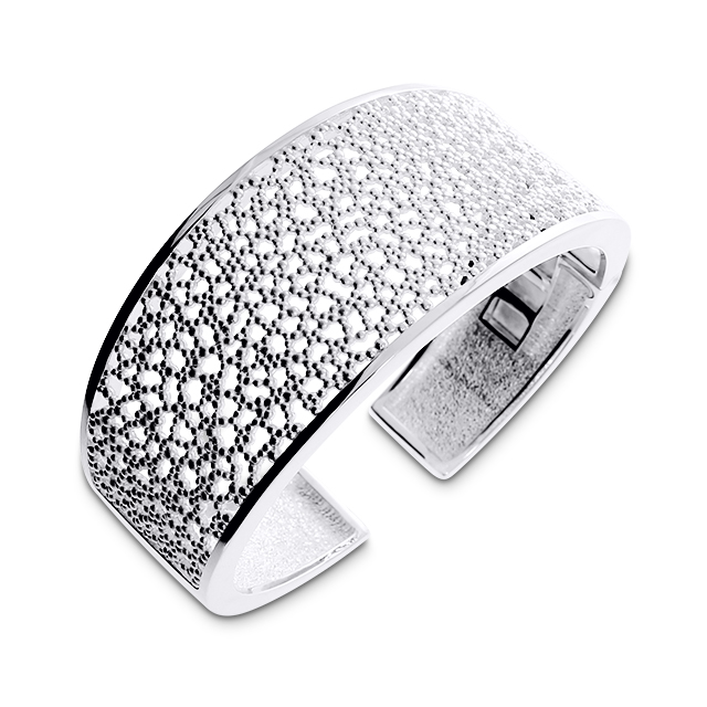 Armspange Dots Milchstrasse Silber
