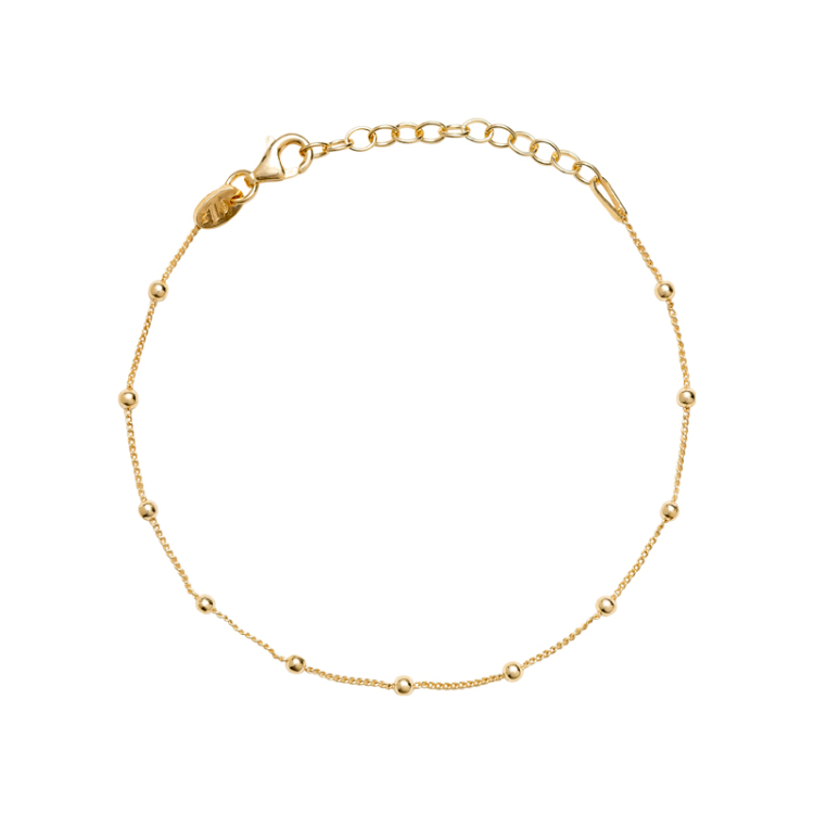 Armband mit beabstandeten Kugeln