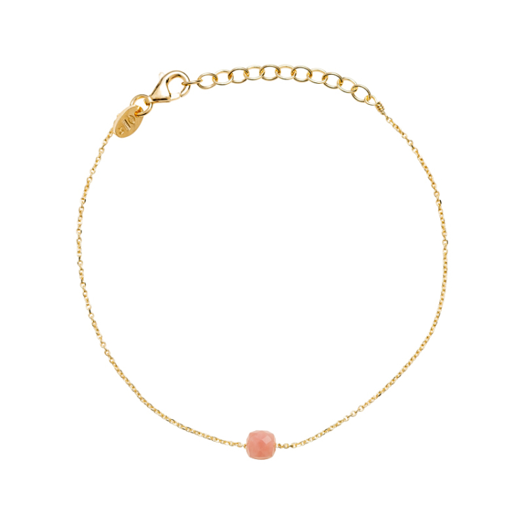 Armband mit einem quadratischen Stein