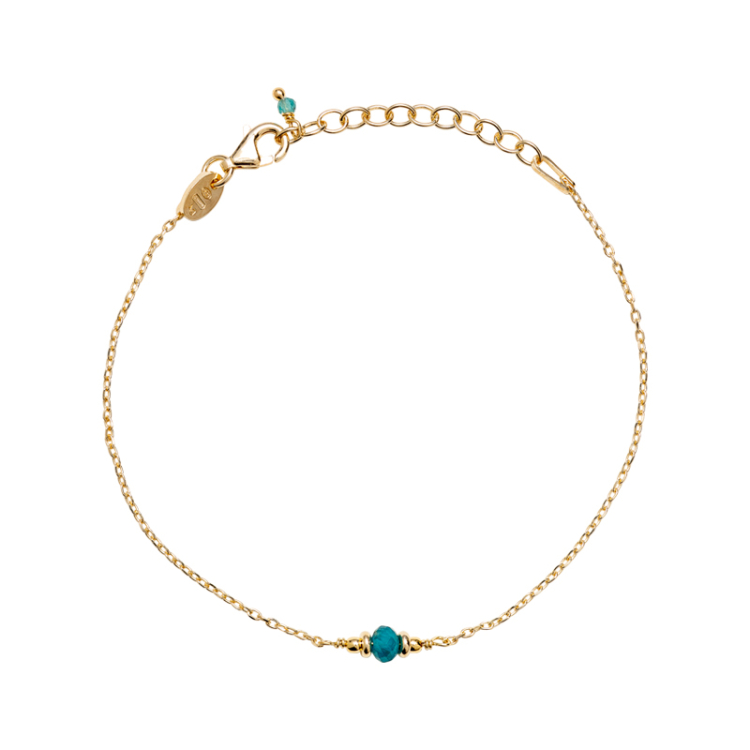 Armband mit facettierten Scheiben, zentral