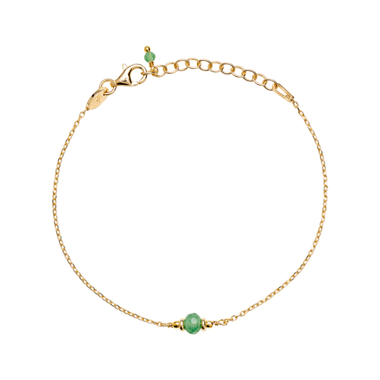 Armband mit facettierten Scheiben, zentral