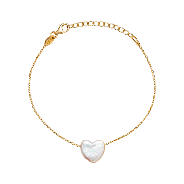 Armband mit Herzperle