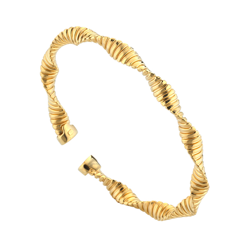 Armband Twist 925 Silber-goldplattiert