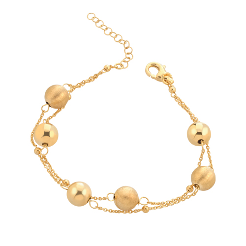 Armband NAUSICA 925 Silber-goldplattiert