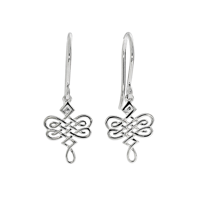 Ohrring Silber Aetrena Höhe 14 mm Das Symbol unendlicher Verbundenheit