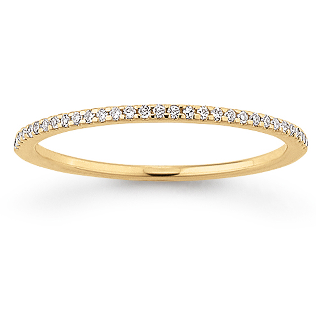 Ring 585 Gelbgold  Diamant 0,09 ct H/SI