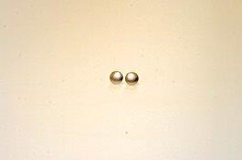 Stecker Edelstahl / Alu gold metallic