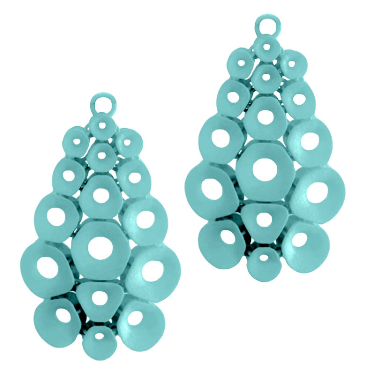 FABNORA Coral Anhänger Sea Turquoise large Polyamid