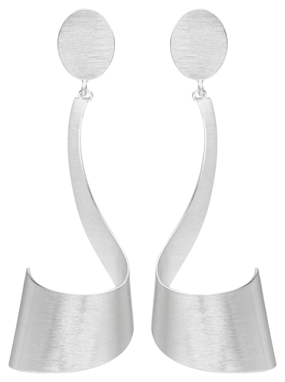 Ohrhänger  925 Silber mattiert