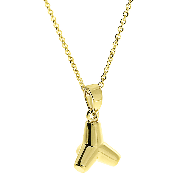 Anhänger Sylt Tetrapode 925 Silber gold-plattiert ohne Kette 