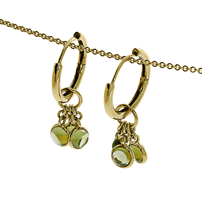Ohrhänger 585 Gelbgold  Peridot