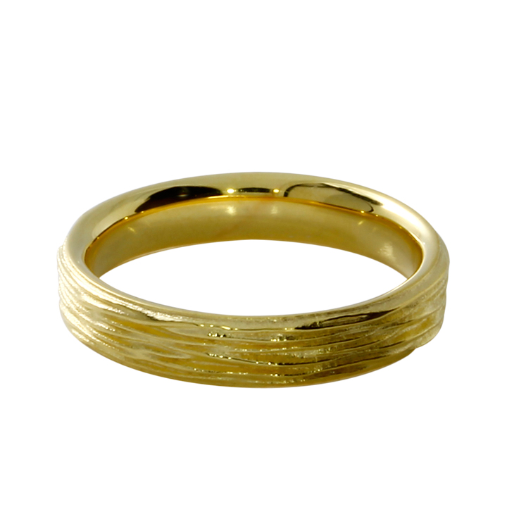 Ring  Crease no1 585 Gelbgold 4.0 breit  Ringweite 52